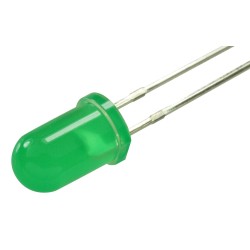 5 mm Green LED (Diffused Lens)