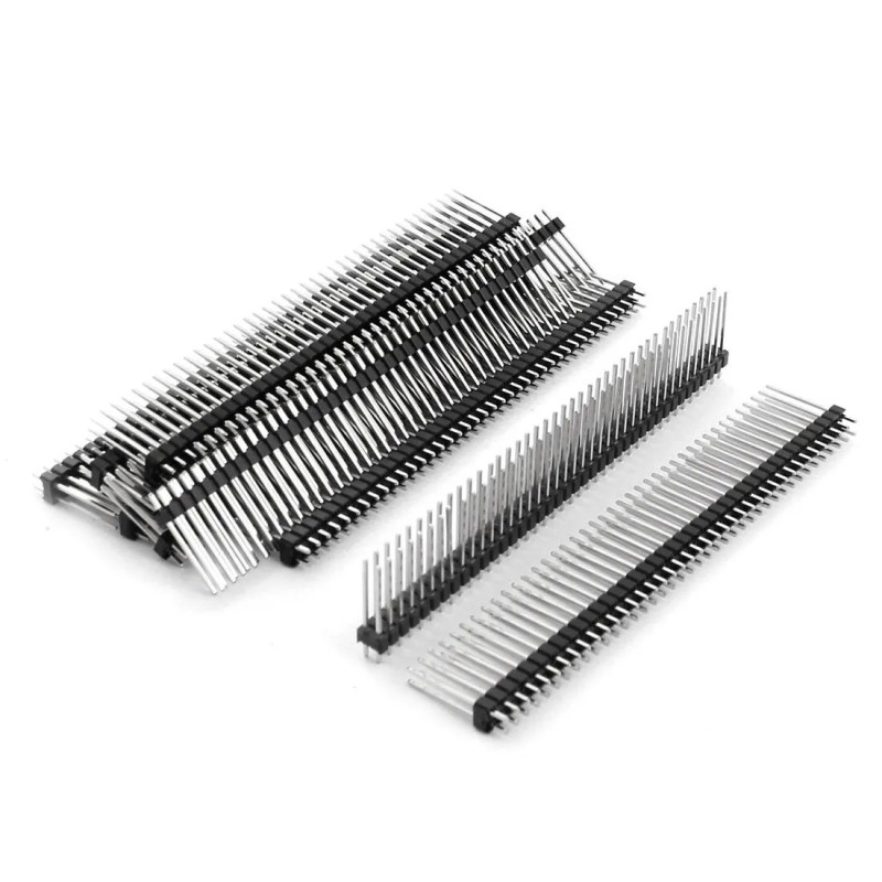 2 x 40p 2.54 mm Male Pin Header 22mm