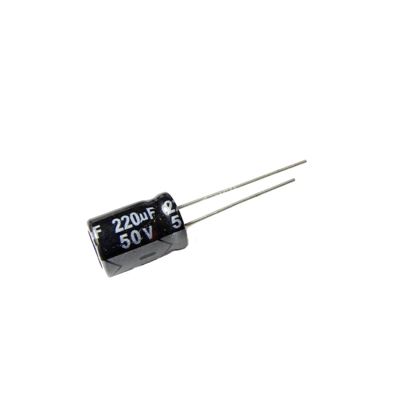 220 uF 50 V Electrolytic Capacitor