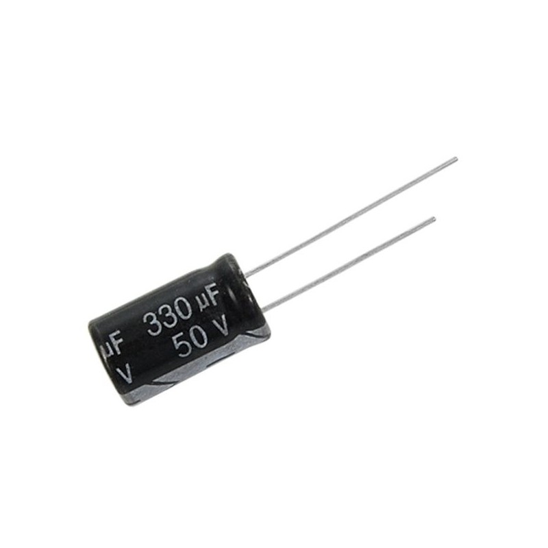 330 uF 50 V Electrolytic Capacitor