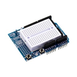 Arduino Proto Shield with Mini Breadboard