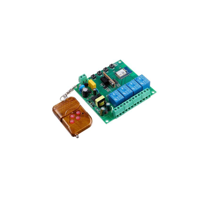 220V Smart 4-Channel Relay With WiFi and 433MHz RF