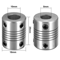 10  x 8 mm Elastic Coupling Hub