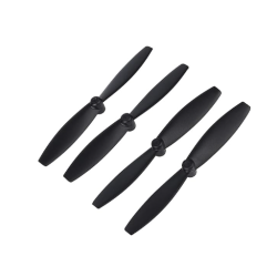 4 Blade Propeller (2CW+2CCW) 45.5mm - Black 1mm Shaft