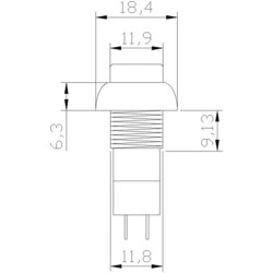 10mm Push Button Switch