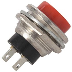 15mm Push Button Switch Red