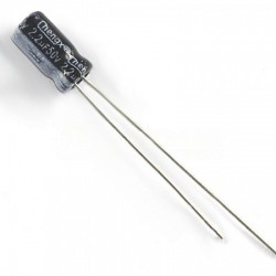 2.2 uF 50 V Electrolytic Capacitor