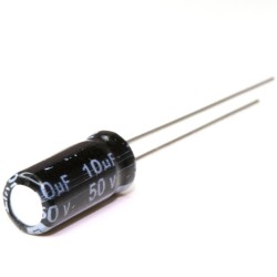 10 uF 50 V Electrolytic Capacitor