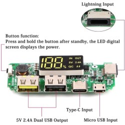 1023HS 5V 2.4A Power Bank Charging Circuit