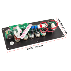 7.4V Amplifier Board With Bluetooth AUX TF-Card U-Disk