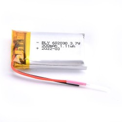 3.7V 300mAh 602030 LiPo...