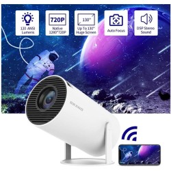 Mini Projector HY300 Pro Wifi 6 BT5.0 With Android 11.0 OS