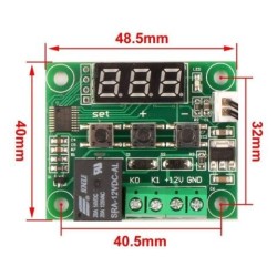 12V Digital Temperature Controller Thermostat Module W1209