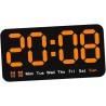 DS-6638 Digital Wall Clock With Alarm  21.4 * 11 cm