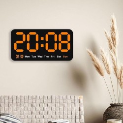 DS-6638 Digital Wall Clock With Alarm  21.4 * 11 cm