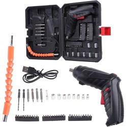 (46 PCS) Rechargeable Cordless Electric Screwdriver