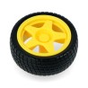 Yellow Wheel With Tyre