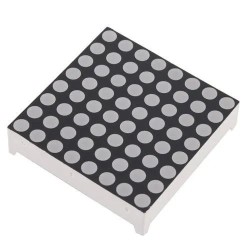 8X8 Dot LED Matrix Square 60mm x 60mm - Red