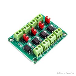 PC817 4-Channel Optocoupler Module