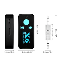 X6 Wireless Bluetooth 4.1 Audio Receiver Adapter