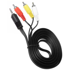 3.5 mm Stereo To RCA Plug Cable 1.35m