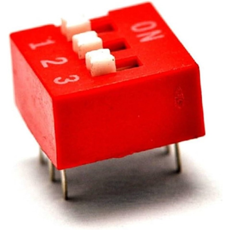 Red DIP Switch (3p)