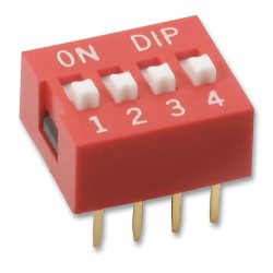 Red DIP Switch (4p)