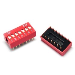 Red DIP Switch (7p)