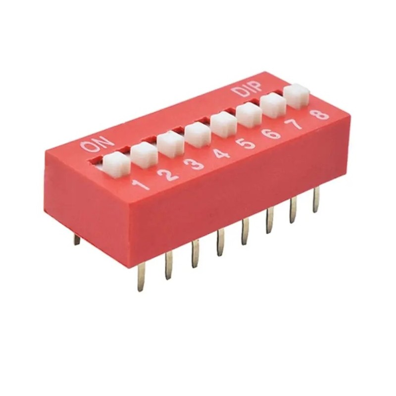 Red DIP Switch (8p)