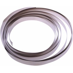 4mm Nickel-Plated Steel Strip 10m Roll